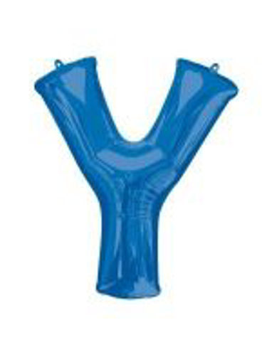 Picture of BLUE LETTER Y FOIL BALLOON